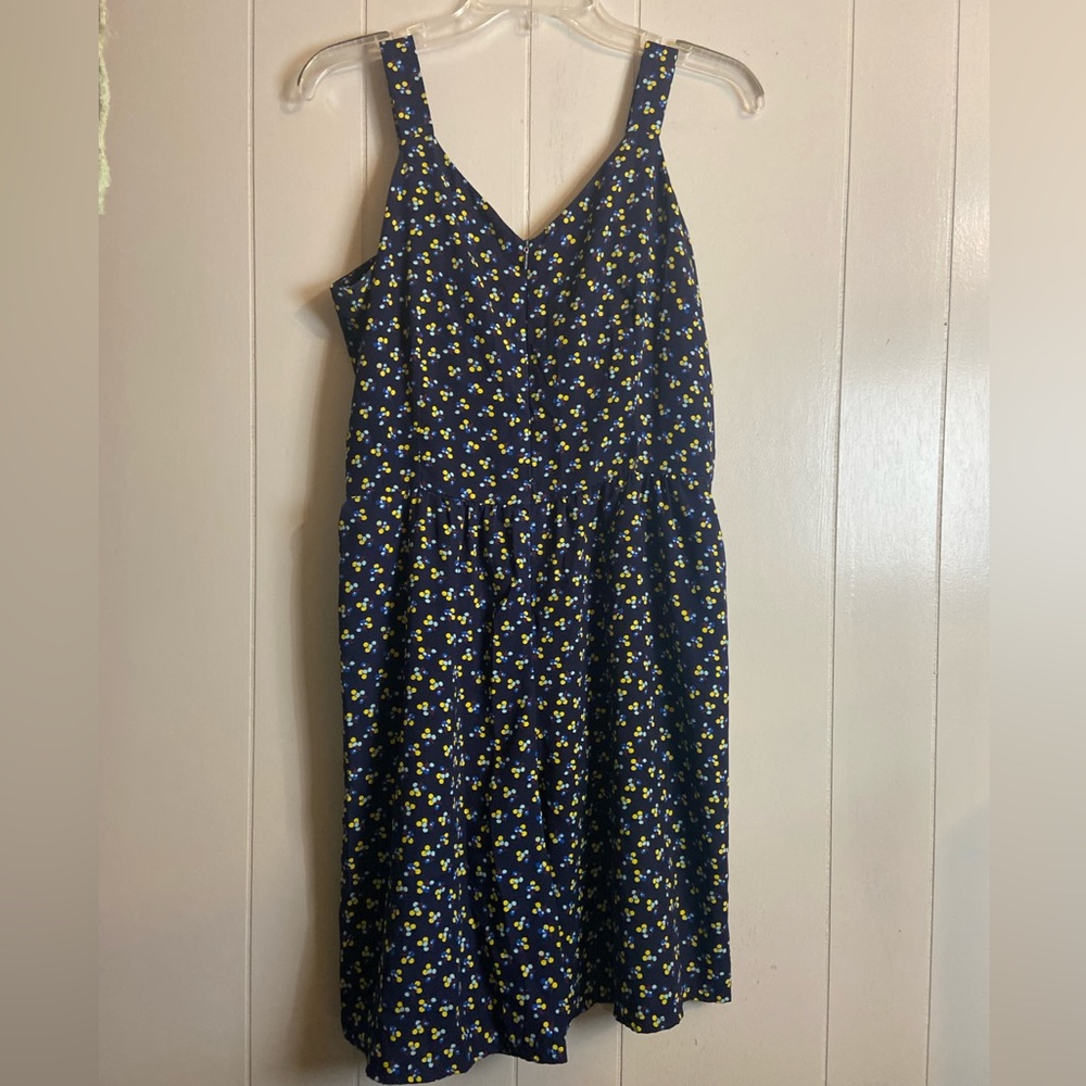 Navy blue summer print romper small euro 42 us medium - Picture 9 of 10